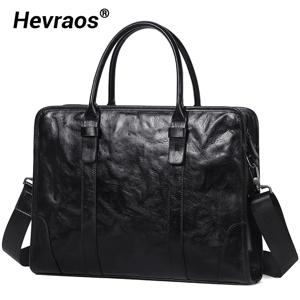 1층 소가죽 서류 가방 남성 비즈니스 핸드백 남성 천연 가죽 노트북 숄더백 남성 토트백 명품