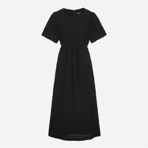 시스루 깅엄체크 롱 원피스_T256MOP144W