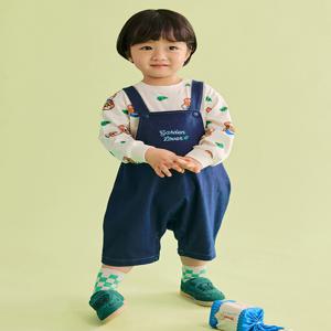 MKF1IP1303  유아 버비티셔츠 오버롤셋업