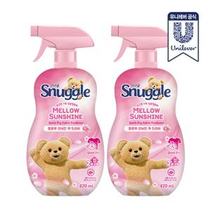 섬유탈취제 멜로우선샤인 퀵 드라이 470ml 2개