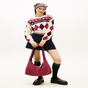 [Tommy Girl] 여성 타미걸 페어아일 크루넥 스웨터 T32G0KTO69TWT1