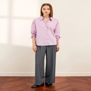 투턱 히든 버튼 와이드 팬츠 SWWSLQ12080