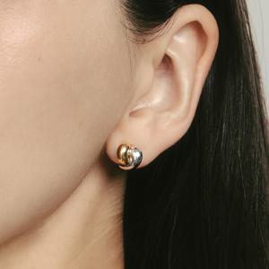 에트레브 실버(C) 테일 듀엣 러브 귀걸이 HL2E4B207C9XXX