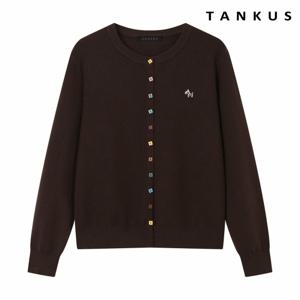 정상가 69000원ㅣ컬러 버튼 자수 니트 가디건 (TX3CD017L0)