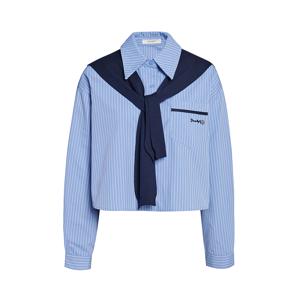 포켓 크롭 셔츠+숄 레이어드 세트GS3N0BL371