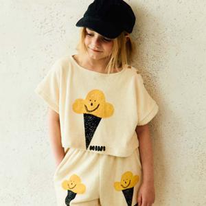 아이스크림 테리 크롭 티셔츠(BURTTER)