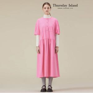[Thursday Island] 핑크 코듀로이 원피스(T238MOP242W)