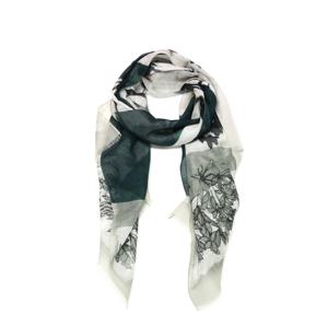 [최초가 79,000원]칼린 레이첼플라워 이태리수입 면스카프 S7019X203