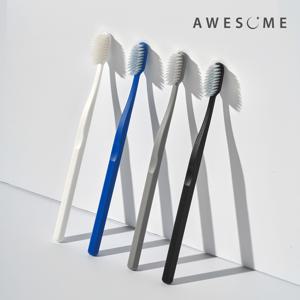 어썸 미국 FDA승인 항균 2중 엠보싱 미세모 칫솔 ADTB-1000 체험팩 4 color