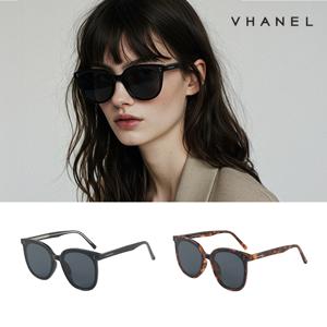 [최초가 160,000원]  패션 뿔테 선글라스 자외선차단 VN1023CS 블랙 하바나