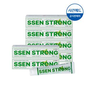 부광  쎈스트롱 치약 125g 6개 고불소 구취케어 치약