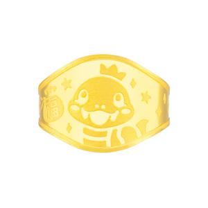 24K 순금 뱀 돌반지 1.875g