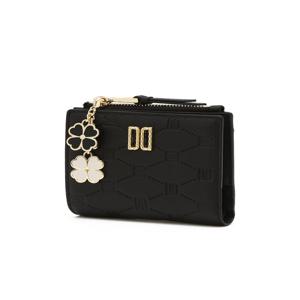 액세서리 [[26SS]] DCWA6E635BK [EMBLE] 블랙 DD로고 소가죽 슬림 반지갑