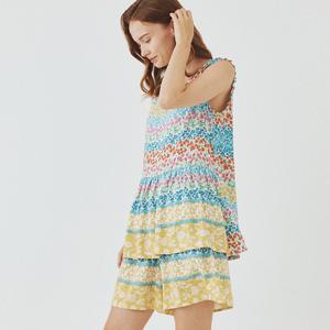 가든 그린 인견 파자마 라운지웨어 LWJDAPJ0003-MT