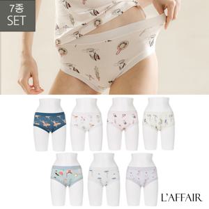레트로레이디 팜므 나염 인견 팬티 7종 패키지 LWHFW253-MT