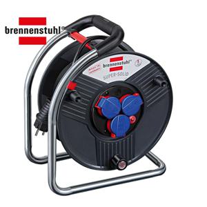 수퍼솔리드 케이블릴 3구 블랙 40m IP44