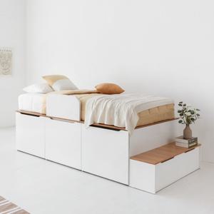 피크 수납침대 슈퍼싱글 120200 서랍형