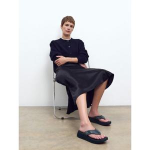 [삼성물산공식] 여성 F모드 토 포스트  데님 앤 핫픽스  다크 데님 (FT64K2T14R)