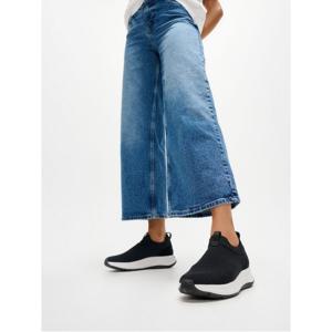 [삼성물산공식] 여성 F모드 플로우 텍스처드 니트 슬립온 스니커즈  블랙 (FT61K2N155)