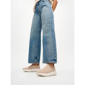 [삼성물산공식] 여성 F모드 플로우 텍스처드 니트 슬립온 스니커즈  페이디드 블러쉬 (FT61K2N157)