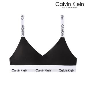 CK 여성 로고 브라렛 브라 QF8504 BLACK