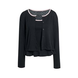 플라워 펀칭 프릴 나시 가디건 세트 GS4N0CD411