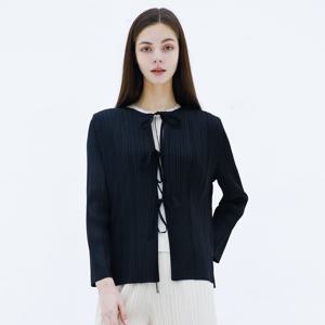 yoyoyoy여성[최초가 122000원] 리본 스트랩 가디건 블랙_AJ04WNPCD30