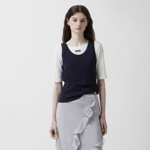 [정상가 139,000] 쥬크 슬림핏 레이어드 티셔츠 Z253MSM002