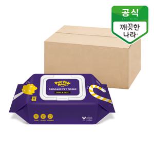 포포몽 반려동물 스킨케어 펫티슈 휴대용 30매 10팩