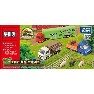 기프트 목장 트럭 세트 다이캐스트 미니카 미니어처