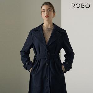 [최초가 899,000원] 이태리 에게리아社 스웨이드 트렌치코트