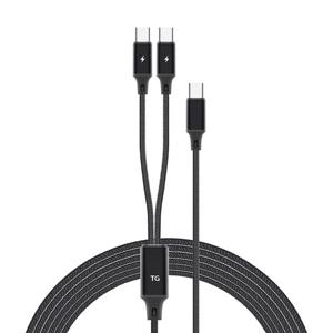 2IN1 고속충전 멀티케이블 TG-AG151D 블랙 TG
