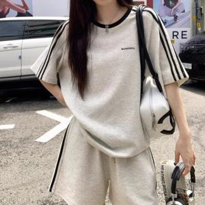 트레이닝셋업 반팔+반바지 여름 멜리앙트레이닝세트