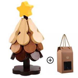 원목 트리 냄비받침 크리스마스 집들이 선물포장