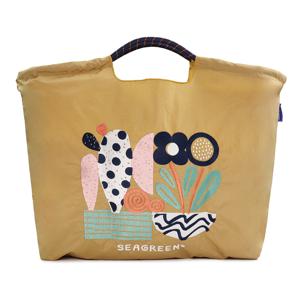 BEIGE SEAGREEN 에코백