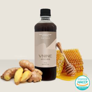 브이나인 생강청 무설탕 생강진액 생강차 600g x 1병 | 국내산 생강 70% 함유 / 단 하루 특가