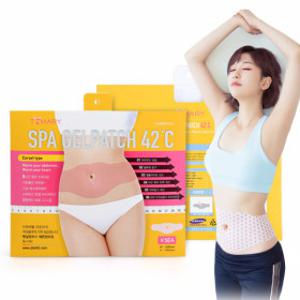 스파겔패치 42℃ 코르셋형 지방분해 복부패치 5매입