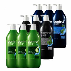 댄트롤 프레쉬 애플/박하 샴푸/ 멘톨 탄산수 샴푸 820ml 3개