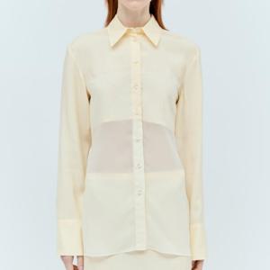 26 SS 스포트 막스 더블 레이어 툴 클래식 카라 셔츠 2412111022600 001