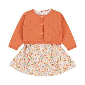 [아가방]미니플로럴원피스세트(가디건)(ORANGE) 01S524058