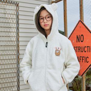 [더데이걸][모다울산]몰랑이 뽀글 곰돌이 후드 점_TGJM23W1M