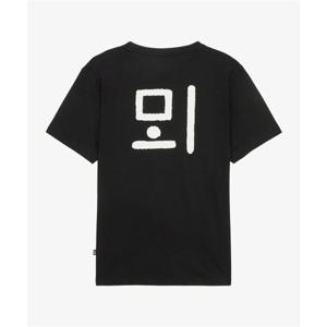 노스페이스 NT7UR60C 한글 반팔 티셔츠_REAL BLACK 257079