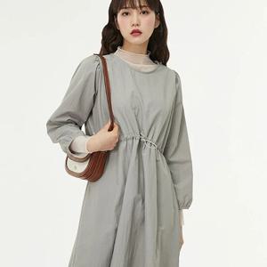 [랩]MARIO랩 나일론 스토퍼 롱 원피스 AQ1WOE40