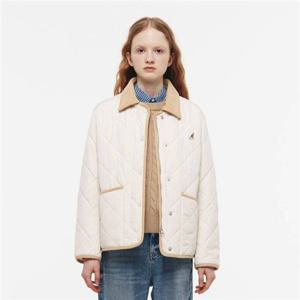 캉골 우먼스 코듀로이 칼라 큐 자켓 8556 아이보리 KRFWJK85560 379683