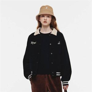 캉골 우먼스 코듀로이 바시티 자켓 8555 네이비 (KRFWJK85550) 379735