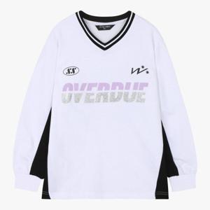 [더데이걸]브이넥 스포티 박시 티TGMA24105