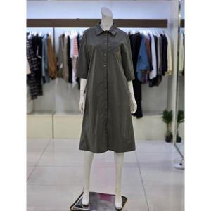 소고 트리아나 세이브존07 소고 트리아나 여성 바스락 풀 오픈 카라넥 롱 원피스 TK2PA06