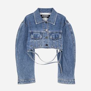 자크뮈스 데님 크롭 청 자켓 23H233DE021