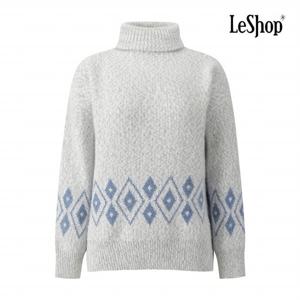 [르샵] 밍크사 다이아 짜임 폴라 니트 (BQ1KP009A)