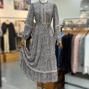 [써스데이아일랜드]롱 레이온 슬림핏 원피스 t248mop314